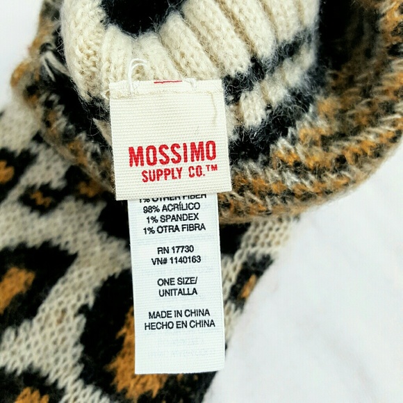 NWT 3pc Hat scarf Glove Set Leopard Print - Picture 4 of 5